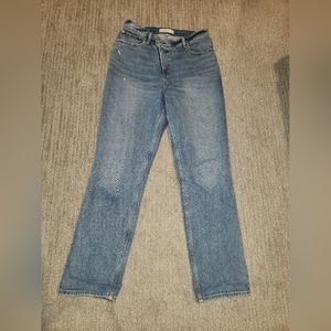 A&F 90s Straight Leg Curve Love Jeans